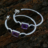 Violet Multicolor Stud Earrings for Everyday Glam